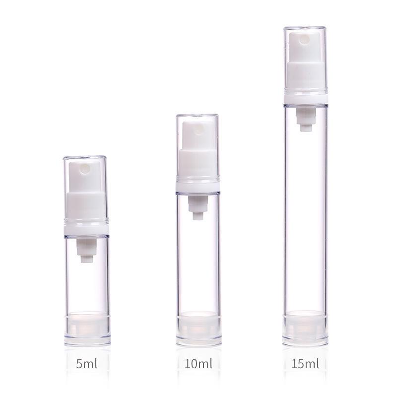 Portable Transparent Fine Tube Spray Bottle for Travel, Lotion, Sunscreen, and Vacuum Dispensing