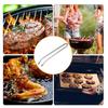 Stainless Steel Sausage Turning Tongs Long Handle Barbecue Tongs Kitchen Tongs  Kitchen Cooking