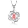 925 Sterling Silver Fashion Light Luxury Ice Flower Cut Zircon Cosmic Star Necklace Birthday Party Anniversary Gift