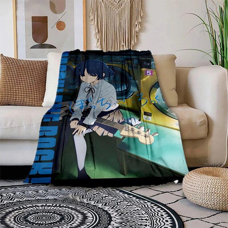 Lonely Rock Cartoon Plush Bed Throwing Cartoon Picnic Thin Blankets Modern Flannel Blanket Cover Gedruckt Bettdecke Geschenk