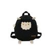 Cute Cartoon Baby Backpack Canvas School Bags for Girls Boys Portable Kindergarten Kids Backpacks for Travel Infant Bag Small Size