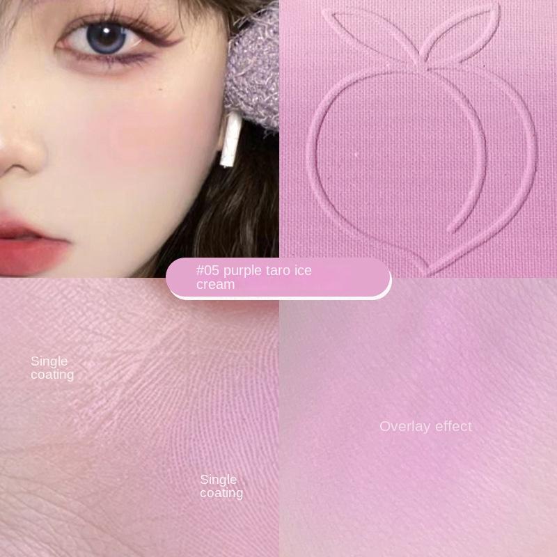 Gradient Blush Matte Pseudo Vegan Cute Genki Girl Nude Makeup Rouge Delicate