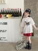 Girls' Korean Style Lightweight Cotton Cartoon T-Shirt