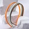 High Quality DIY Satin Covered Headbands Solid Fabric Resin Hair Band Plastic Hairbands Girls Hair Headband for Women