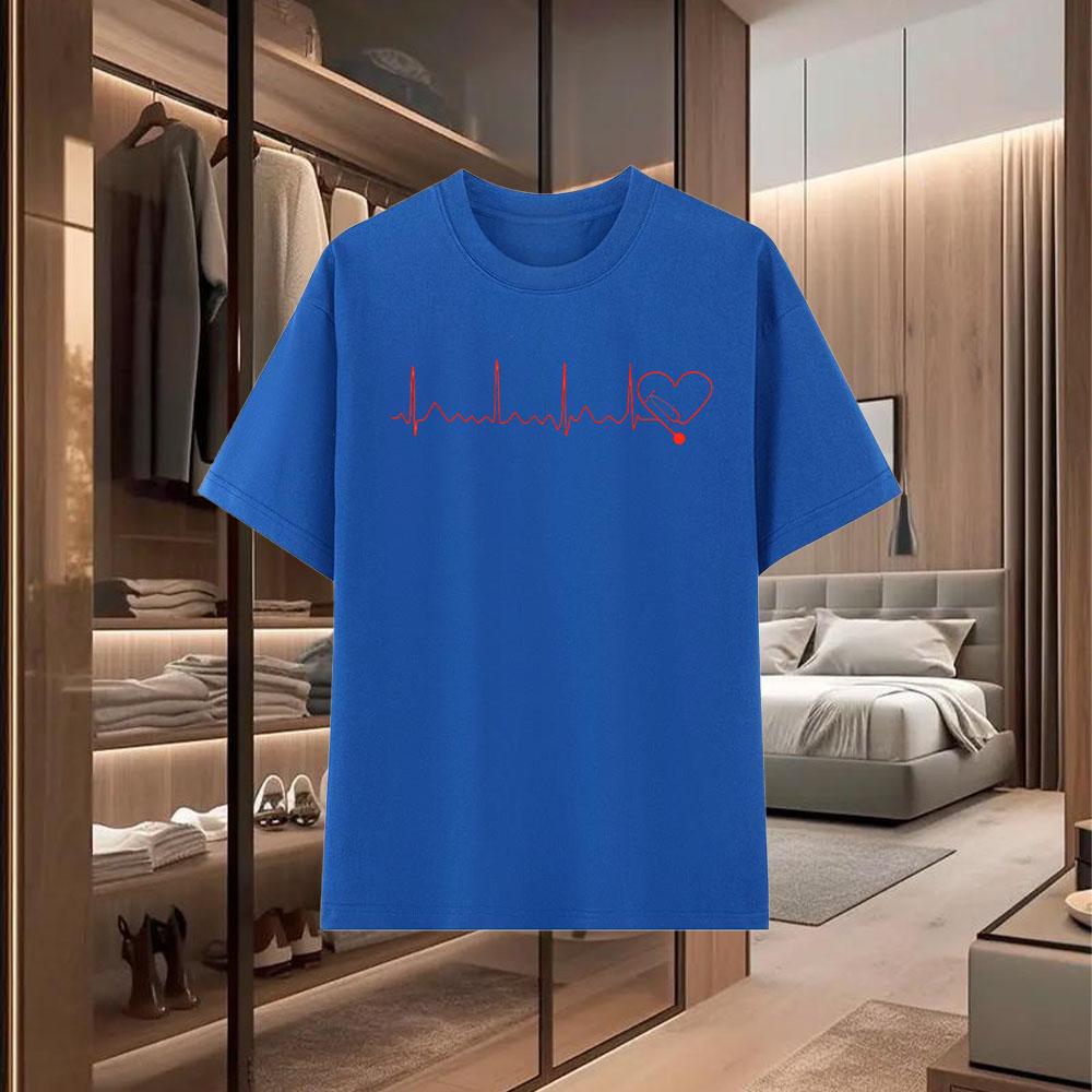 Men's T-Shirts for Summer Made of 100% Cotton With a Casual and Simple Style Fashionable Versatile Handle Various Occasions