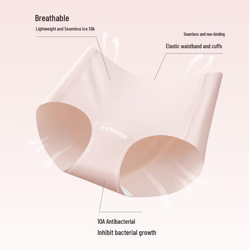 Women's Modal Ice Silk Seamless Briefs