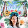 Tropical Theme Summer Pool Party Backdrop Hawaiian Photography Background  Wedding Birthday Party