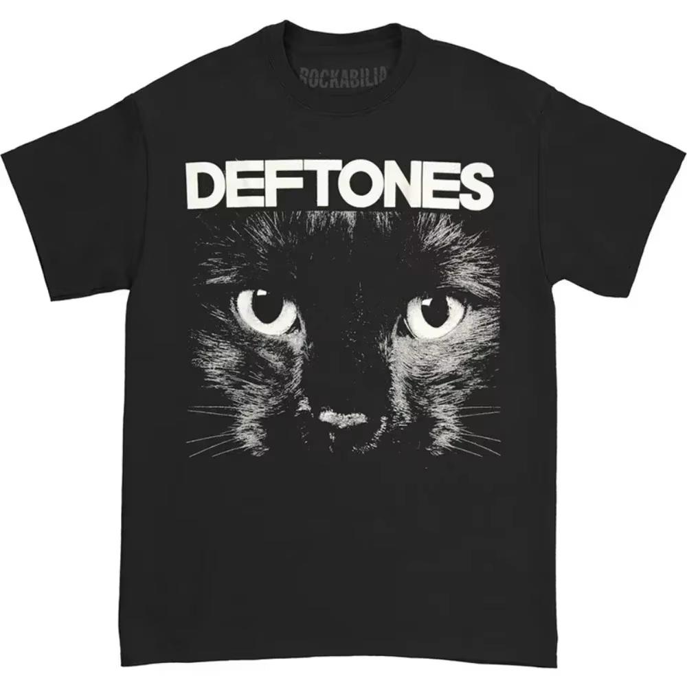 

2025 Deftones Співак Гурт Принтована Футболка Чоловіча Жіноча Хіп-Хоп Рок Футболка Модна Футболка з Коротким Рукавом Літня Унісекс Футболки Топи S