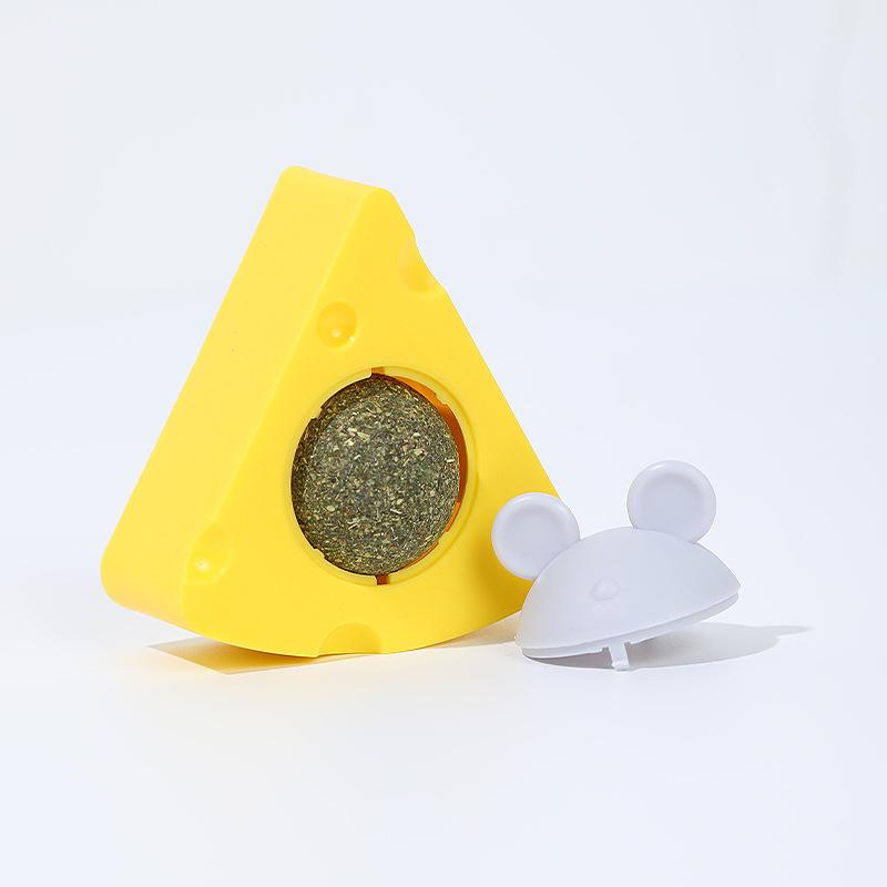 

Cat Toys, Catnip Balls, Avocado, Rotatable, Fun, Self-entertainment, Teething Pet Supplies Catnip balls - [Cheese]