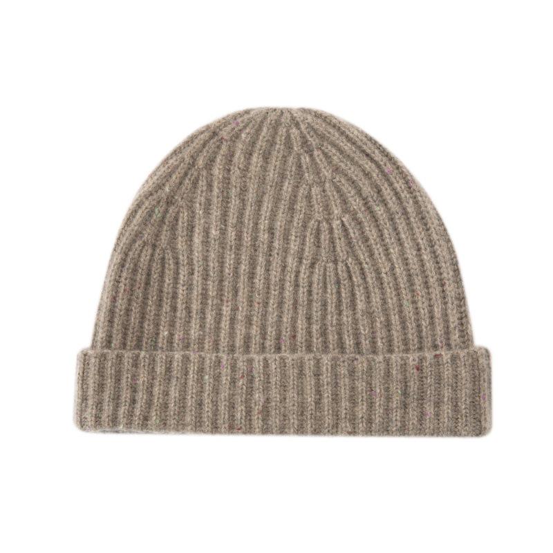 Pure Cashmere Knitted Beanie Cap - Autumn/Winter Collection