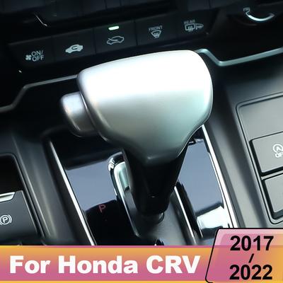 Car Gear Lever Head Cover Shift Knob ABS Carbon Fiber Trim for Honda Crv CR-V 2017 2018 Accesories Auto