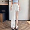 La Chapelle Women's Tencel Wide-Leg Denim Pants