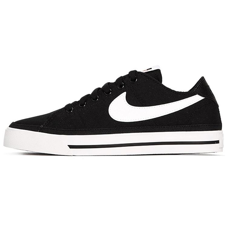 (WMNS) Nike Court Legacy Canvas Black White Women s CZ0294-001 EU 36.5