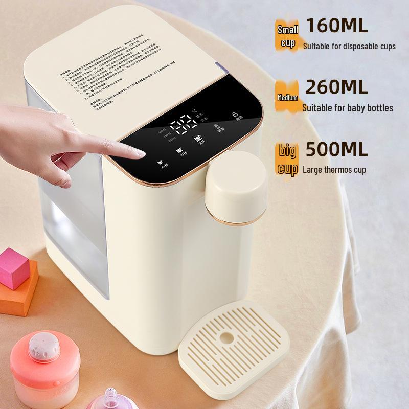 Mini Distributeur d'Eau Chaude Instantanée Intelligent: Purificateur d'eau de bureau portable avec chauffage rapide en 3 secondes, machine à boire directe 110V