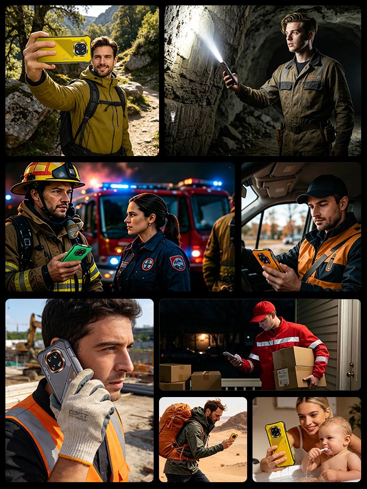 Cubot KingKong ES 5 Rugged Smartphone 12GB(+12GB) RAM 256GB ROM Dual SIM 6.88" 64MP 7000mAh NFC Android 16