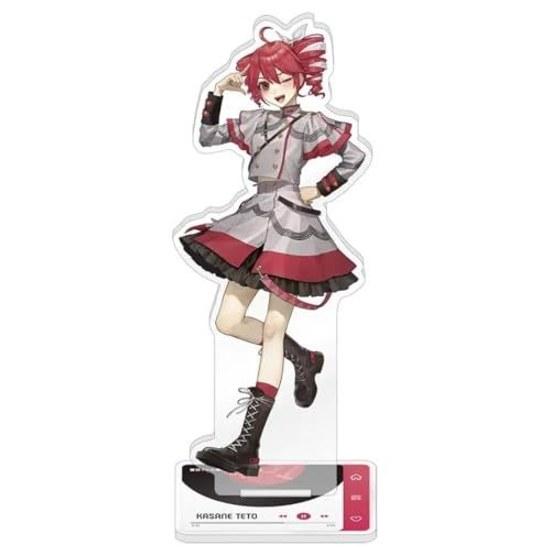 Juon Teto goods acrylic stand 2-piece set 10cm character base ornament decoration cute anime moe accessories double-sided transparent gift collection
