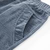 Cordhosen für Damen, Elastischer Bund Gerade Streifen Samt Mittleren Alters und Ältere Locker Lässig Winter Verdickt Oberbekleidung Mutter Plus Samt
