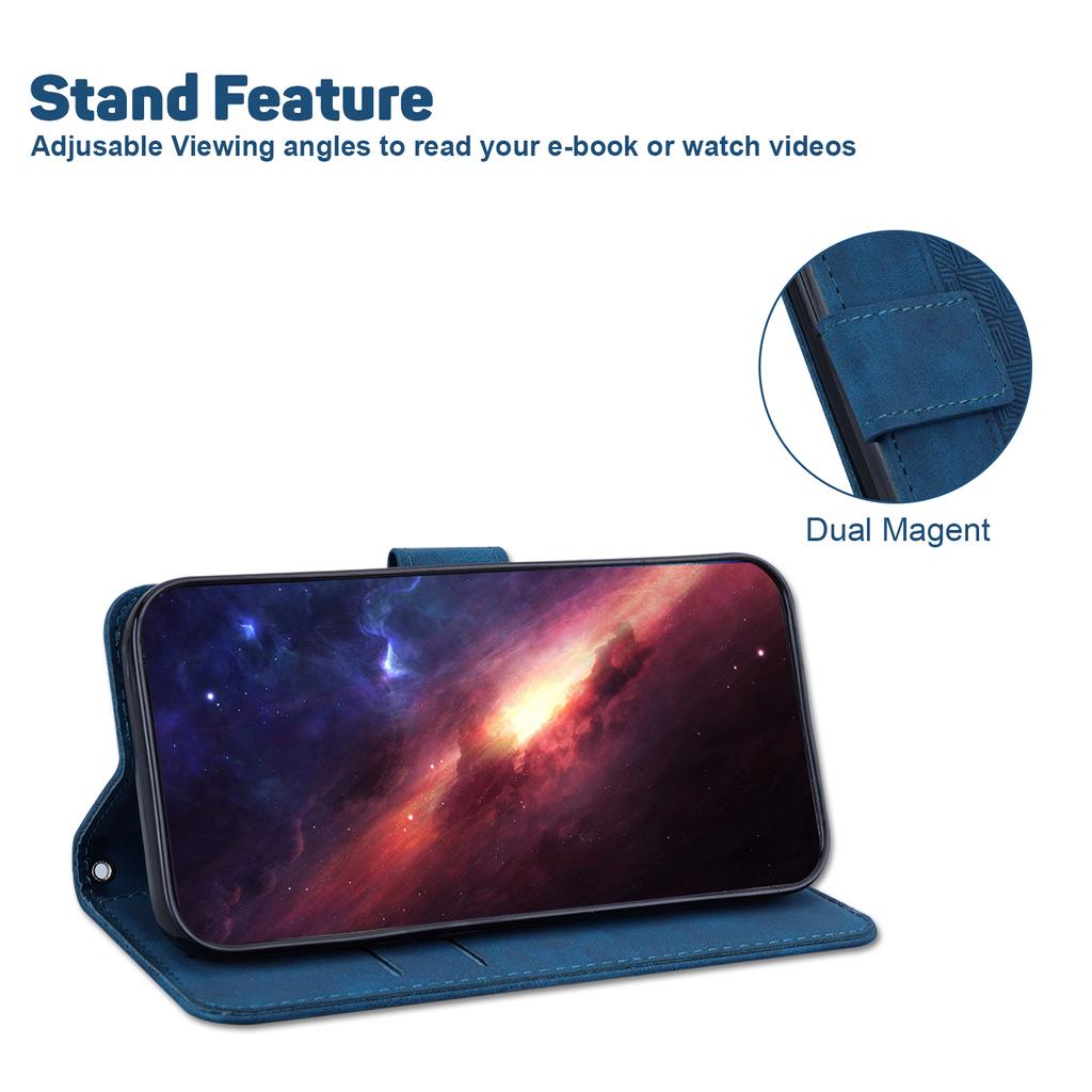 For OnePlus Nord 5 5G Case Geometry Pattern Leather Wallet Phone Cover with Wrist Strap