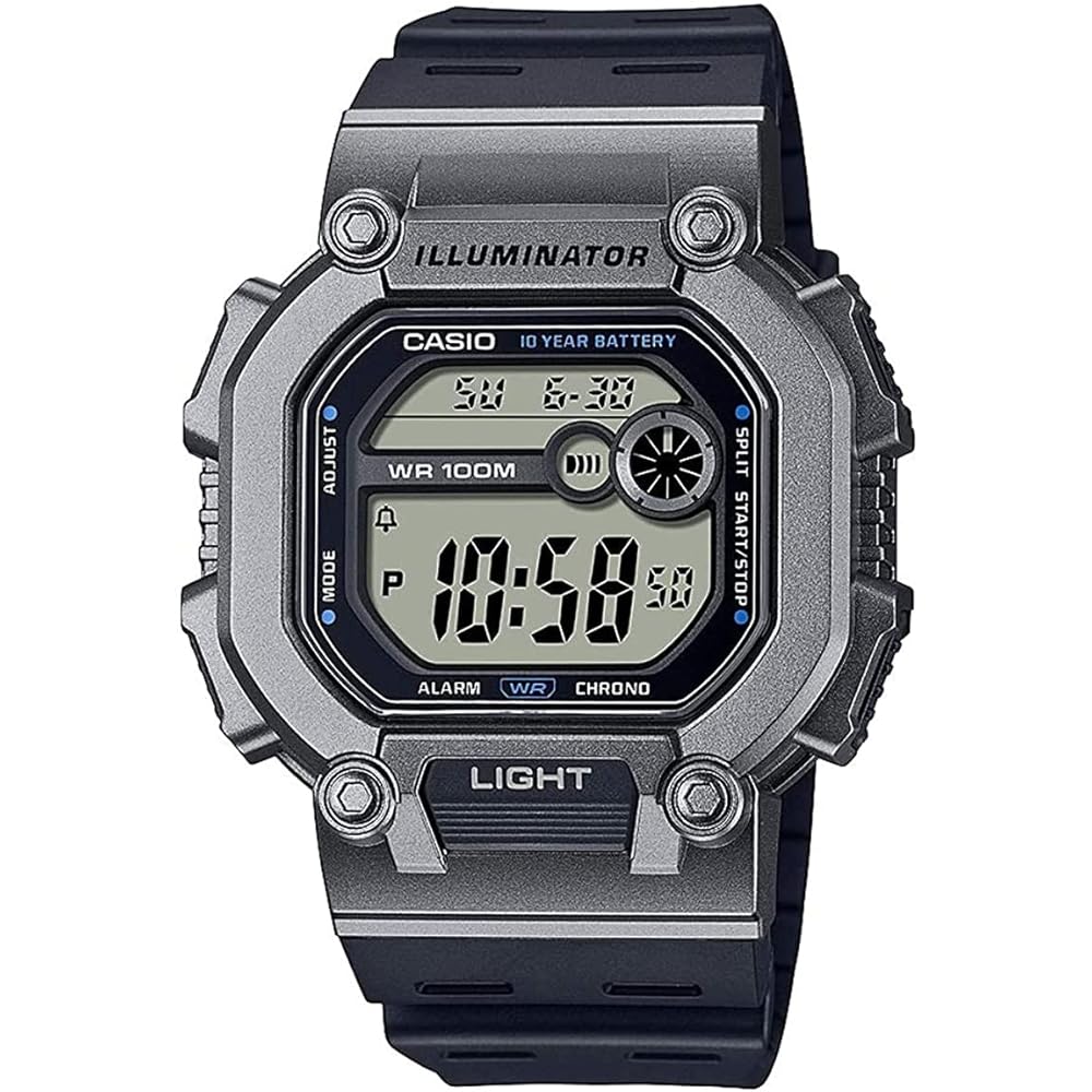 Casio W-737H-1A2V Digital Men s Watch Gray Metallic Standard Model