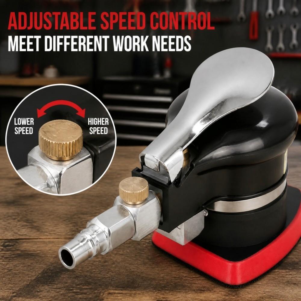 12000rpm Air Triangular Sander Triangular Pad Detail Sander Surface Finishing