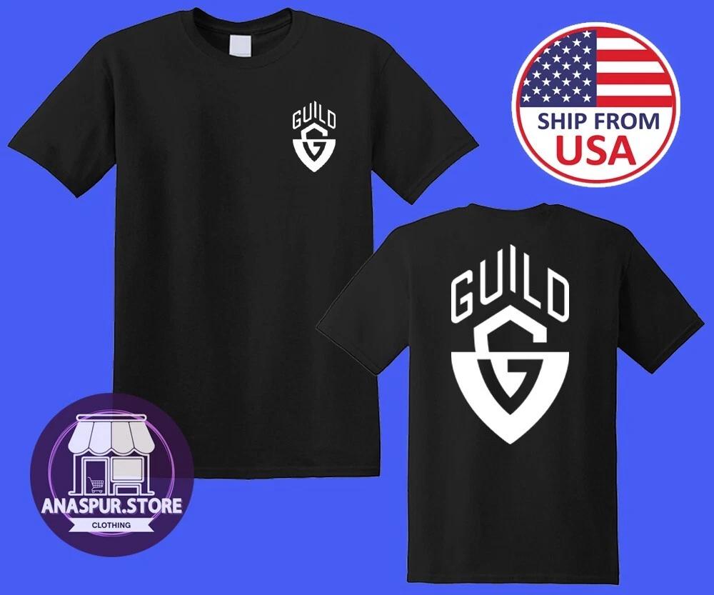 GUILD GUITARS Men s Black Size S-5XL 4XL