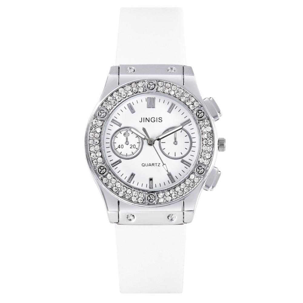 Mode Freizeit Uhren Verstellbar Einfach Armbanduhren Silikonarmband Quarz Uhr Sport
