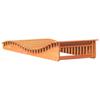 Sun Lounger Wax Brown 205 x 80 x 31.5 cm Solid Pine Wood
