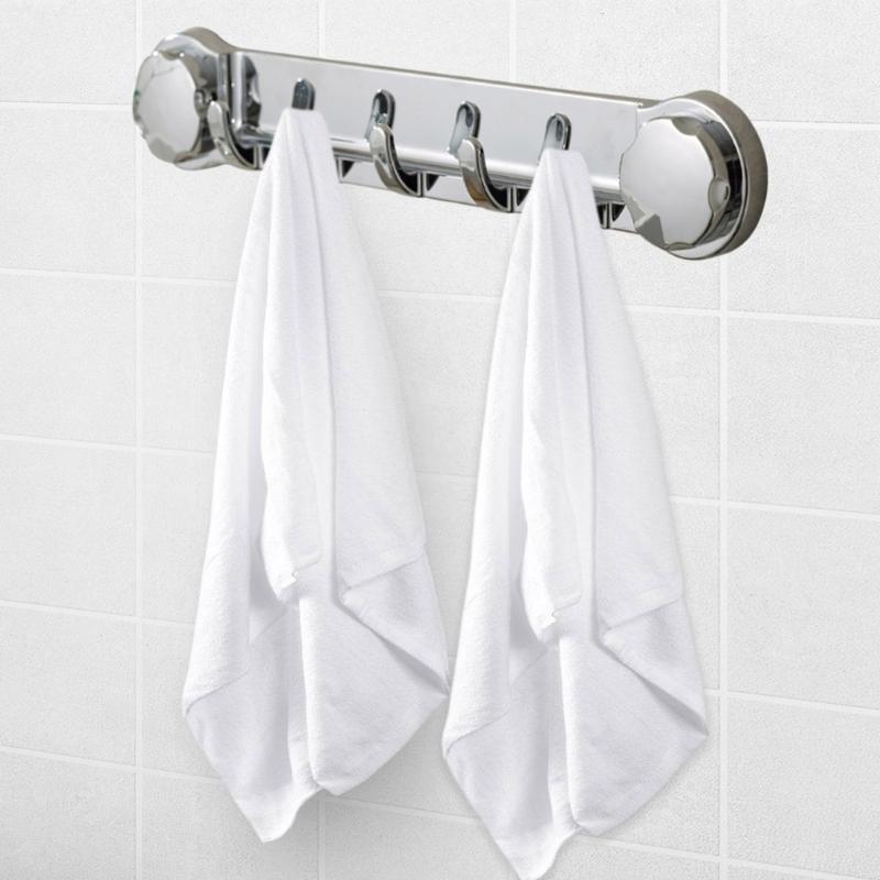 Versatile Bathroom Wall Hooks with Suction Cup Wall Mounted Hanger for Clothes and Towels Removable Hanging Hook