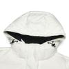 Fila Heritage Warm Versatile Solid Color Logo Hooded Long Sleeve Down Jacket Women Outerwear Cloud-Mushroom-White F11W448901FWT
