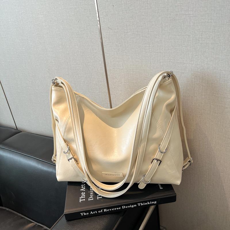 

Retro backpack women s 2025 new trendy fashion college style tote bag casual large capacity shoulder backpack