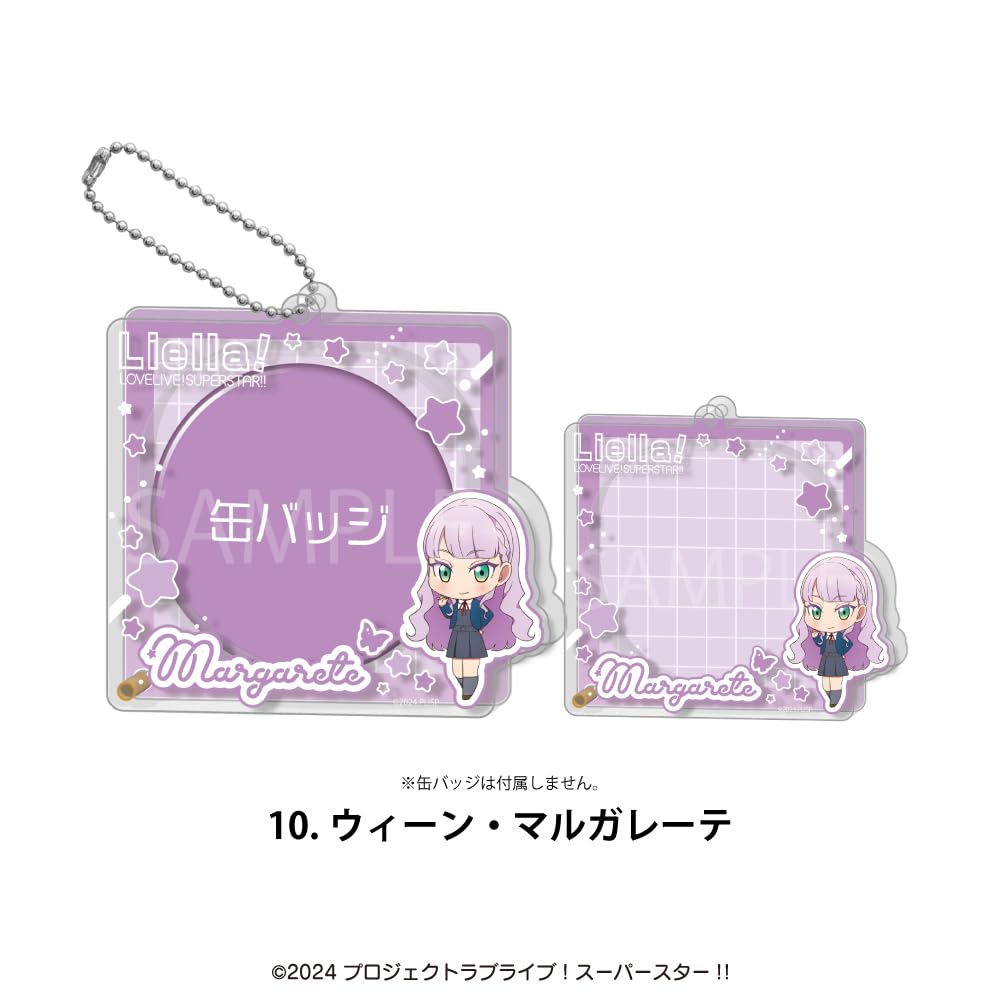 Maw Love Live Superstar Vienna Margarete Etui Acrilic pentru Insigne L80 x Î75mm Acrilic ls-0002-10