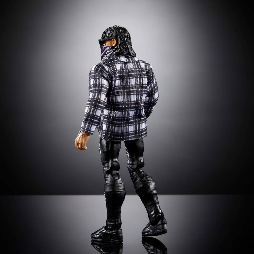 Mattel WWE Elite Action Figure Series Dominik Mysterio Collectible with 25 Articulated Points Interchangeable Hands & Accessory, #109 6-Inch &