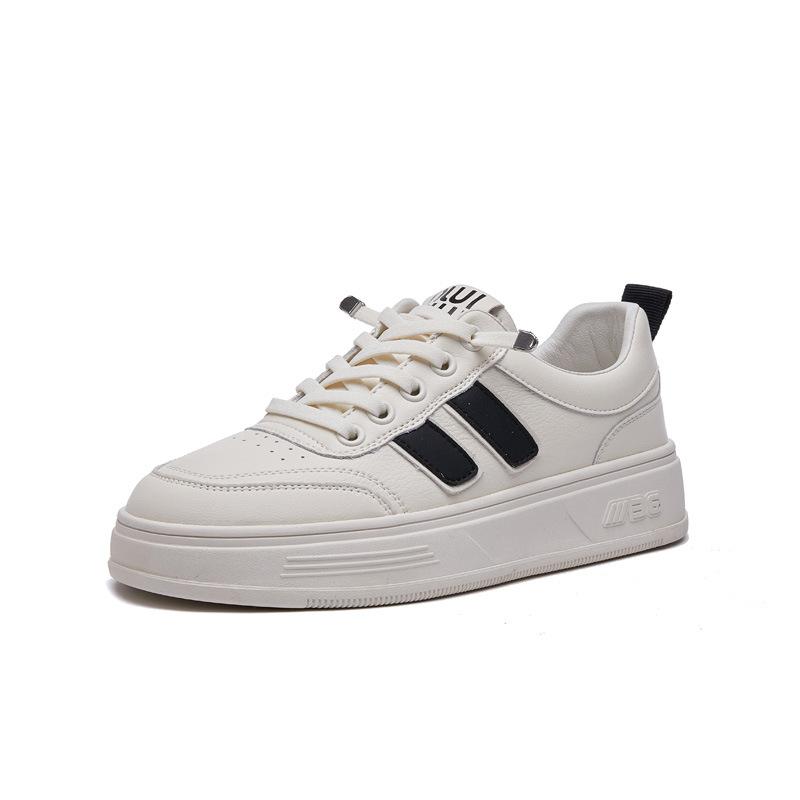 

Four seasons new women s low-top sports casual fashion trendy shoes Korean version foot cover thick-soled Internet celebrity board shoes one 2025 40