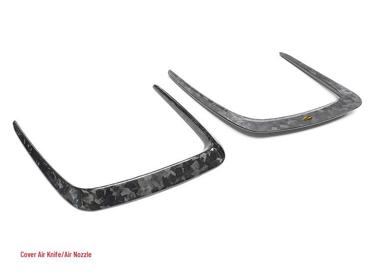 Compatible BMW M3/M4 G80/G82 MP/VS Style Carbon Fiber Hood Vents & Front Canards