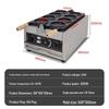 110V Electric Golden Coin Bread & Egg Waffle Maker - Cheese Pulling Feature