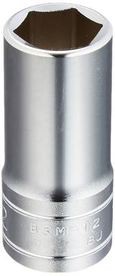 B3M12 Semi-Deep Hex Socket, 12 Mm, 9.5 Mm Drive