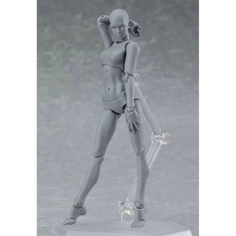 Anime Archetype He She Ferrite Figma Movable Body PVC Action Figure Model Toys Doll for Collectible