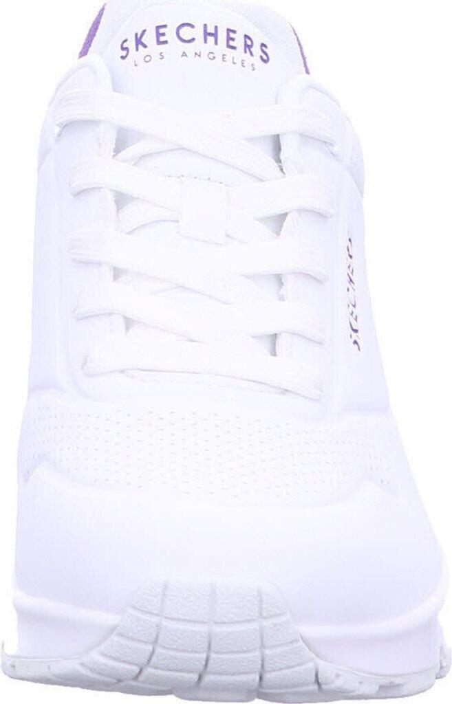 Skechers Uno - Pop Back Женские кроссовки белого/фиолетового цвета