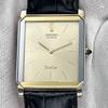 Used [Thin Octagon New Battery Operation] SEIKO/Seiko DOLCE/Dolce 7730-5020 Quartz Gold Dial Men's Watch Watch JAPAN Vintage