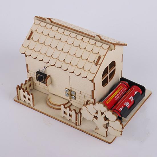 DIY Doorbell STEM Kit Wooden Circuit Science Project for Kids No-Solder Electronics Learning