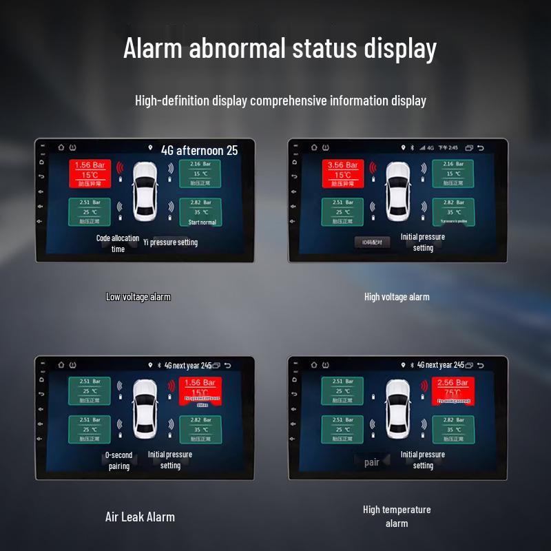 Cross-Border Car TPMS USB: Android Navigation & External Tire Pressure Monitor