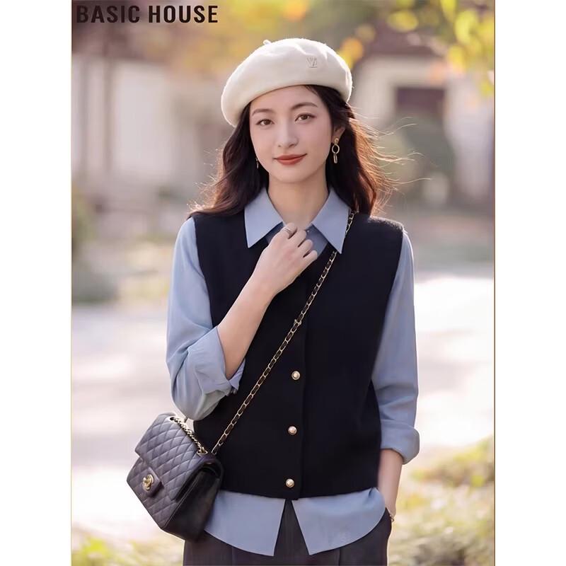 Базовый женский жилет Basic House из французского трикотажа L