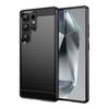 Etui Silikonowe Do Samsung Galaxy S25 Ultra Carbon Case - Czarny