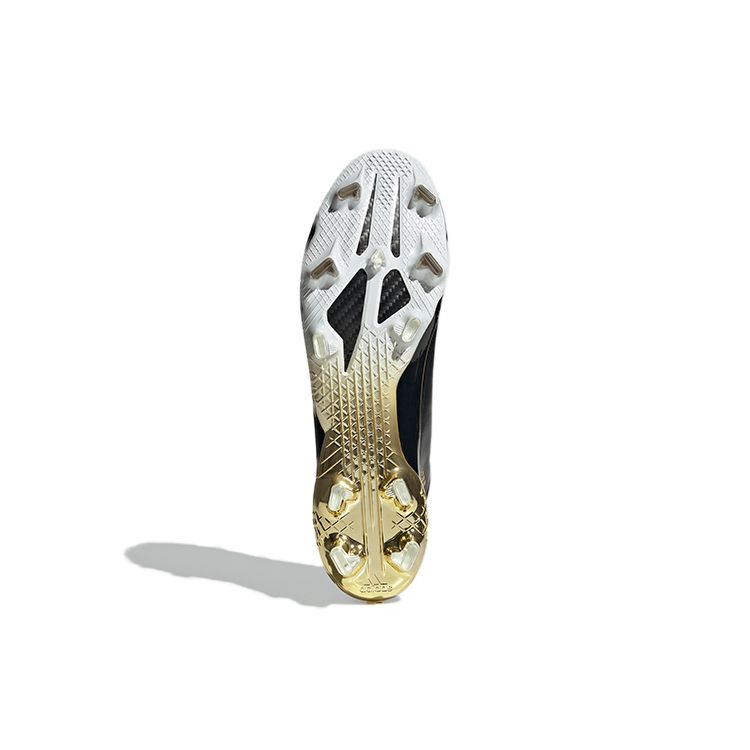 adidas Adizero F50 Ghosted FG Schwarz Gold Metallic Herren Sneaker Core-Black Cloud-White GX0220