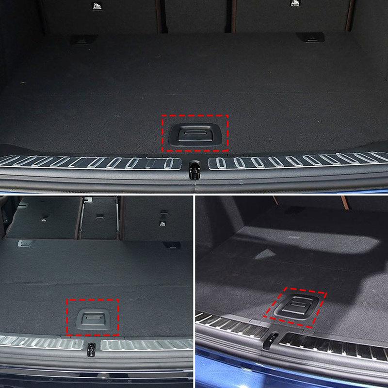 For BMW G01 G02 G05 G06 G07 Trunk Tail Cover Bottom Plate Mat Floor Carpet Handle Spare Tire Cover Lock For BMW X3 X4 X5 X6 X7