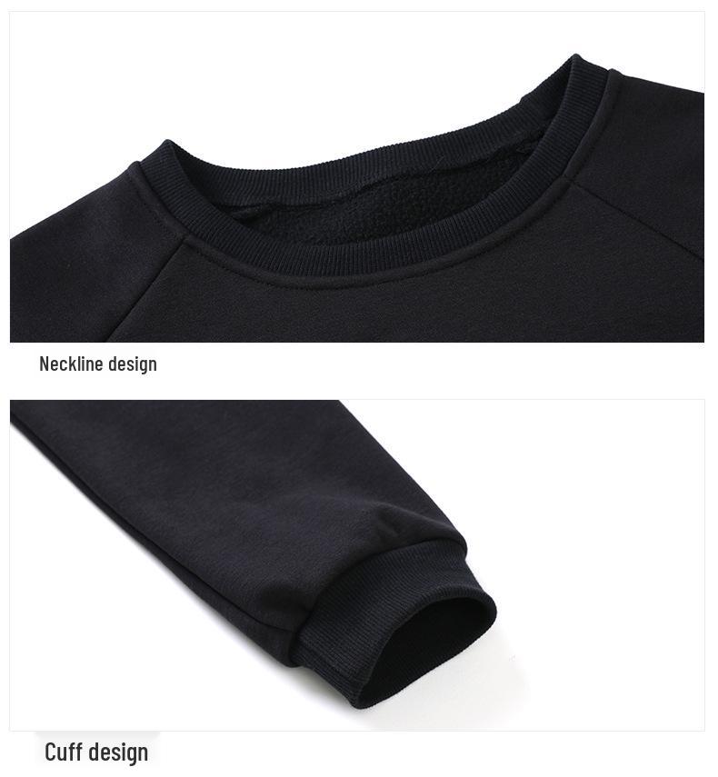 Loose Round Neck Casual Sweatshirt for Women, Plus Size, Thin Style, Ideal for Middle-aged Moms, Spring/Autumn.