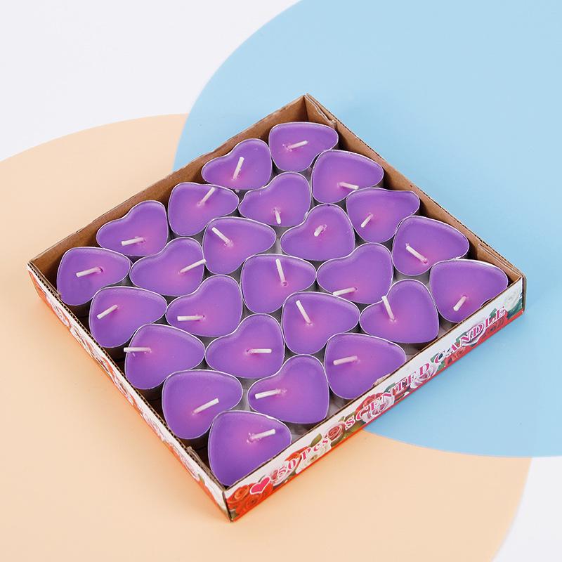 Heart-shaped Scented Tealights for Romantic Proposals and Birthdays