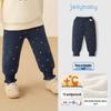 Antibacterial, Thermal Girls' Velvet Lace Cuffed Leggings for Autumn/Winter