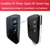 Carbon Fiber Smart Car Key Fob Cover Case Chain Ring For Vw Golf Gti Mk8 Id.3 Id.4 Atlas Seat Tarraco Ateca Cupra Formentor Born
