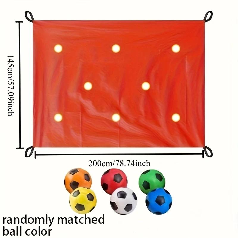 Team Building Throw Ball On Cave Mat Game Set Includes 6 Randomly Colored Balls In 3 ColorsVery Suitable for Team Collaboration